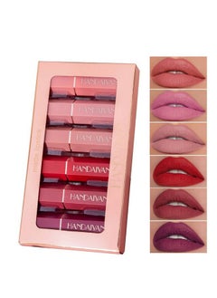 btspring Skynest 6 PCS Vivid Colours Lipstick Set, Long Lasting, Moisturizing, Creamy Texture, Soft, Watermelon Flavored Lipstick With Gift Box  - Image 1