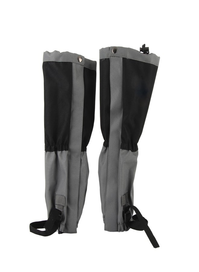 1 Pair Outdoor Waterproof Sports Climbing Hiking Legging Gaiters Shoe Boots Cover Black - Image 3