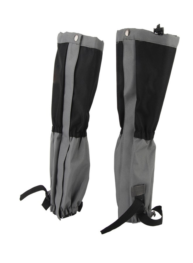1 Pair Outdoor Waterproof Sports Climbing Hiking Legging Gaiters Shoe Boots Cover Black - Image 5