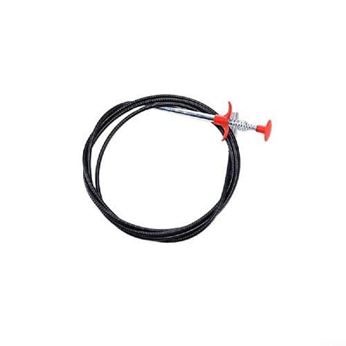 Kitchwish Store Hair Catching Drain Cleaner Toilet Kitchen Drain Sink Plunger Bath Rod Hair Remover Kitchen Plunger Drain Plungers Big 160cm / 5ft - Image 1