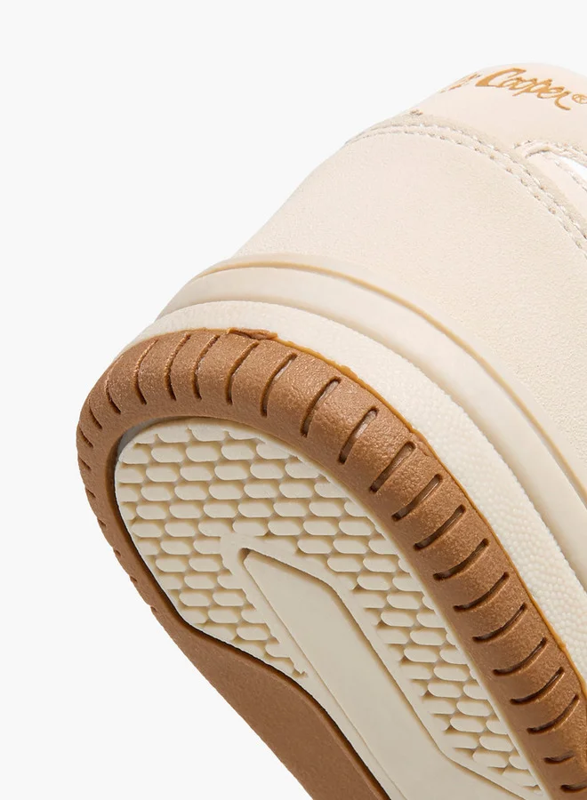 لي كوبر Boys' Panelled Sneakers with Lace-Up Closure