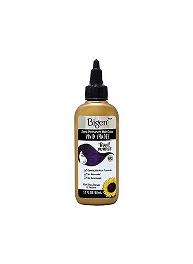 Bigen Vivid Shades Semi-permanent Hair Color, Royal Purple - Image 1