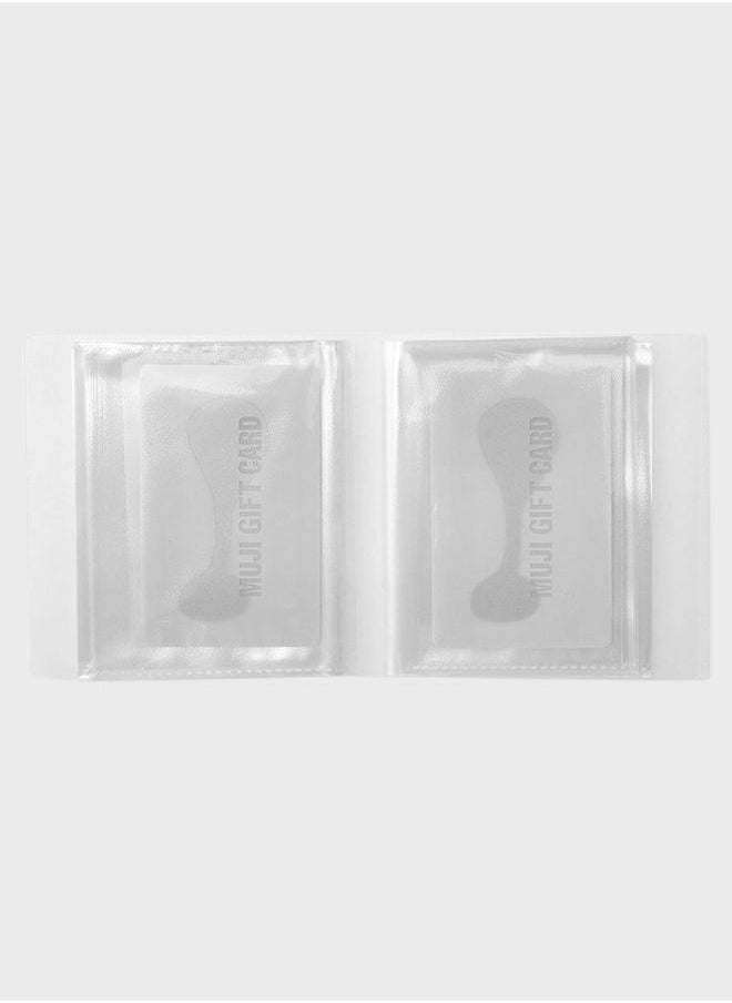 MUJI - Polypropylene Clear folder Side Opening Vertical Type 60 Pockets - Image 1
