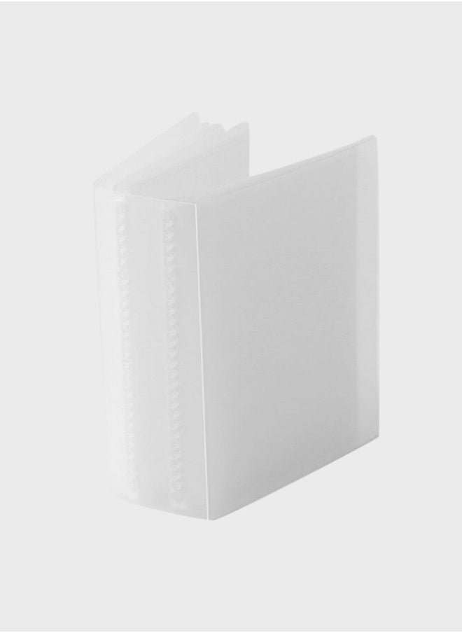 MUJI - Polypropylene Clear folder Side Opening Vertical Type 60 Pockets - Image 1