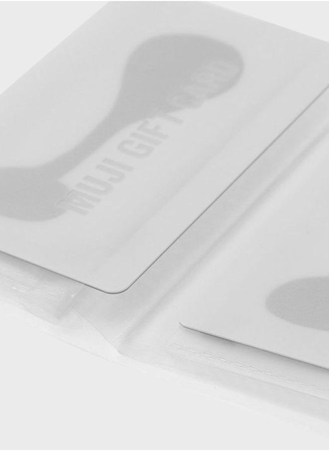 MUJI - Polypropylene Clear folder Side Opening Vertical Type 60 Pockets - Image 1