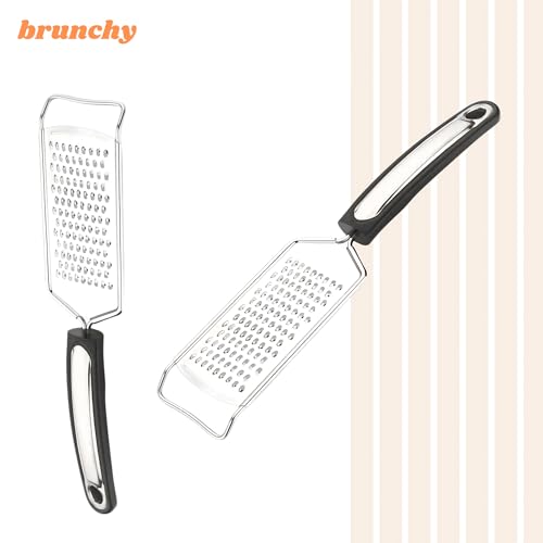 Brunchy Efficient Ginger Grater: This Stainless Steel Ginger Grater is Designed for Seamless Grating, Featuring a Finely Textured Grating Plate That effortlessly processes Ginger and Garlic. (Steel, Medium) - Image 4