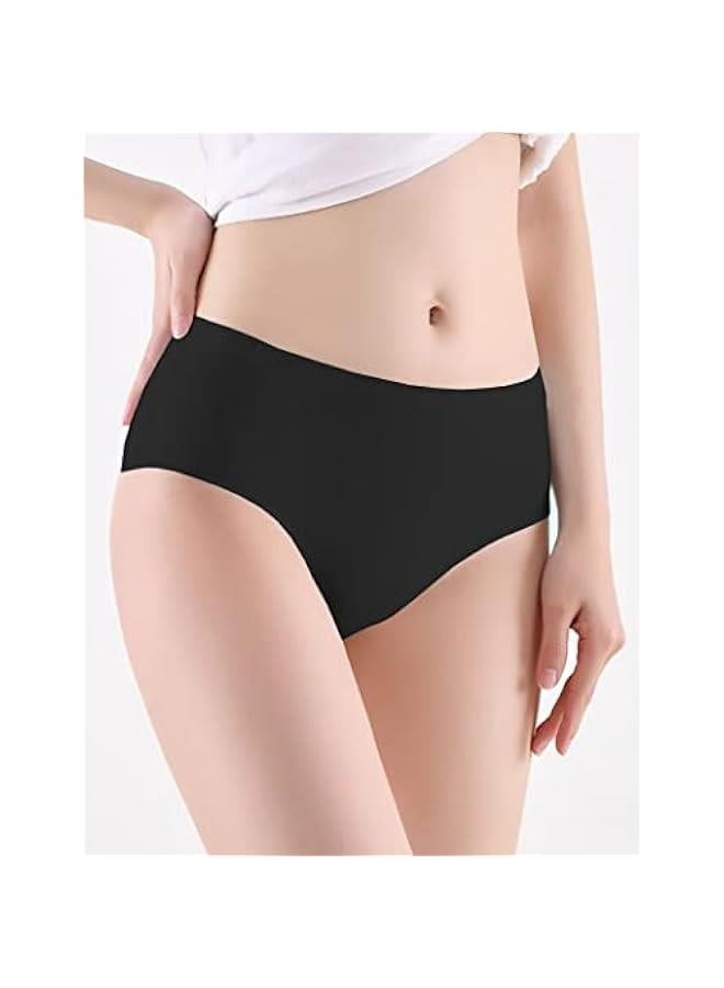 Teen Girls Seamless Underwear Women No Show Stretch Bikini Panties 6-Pack - Image 2