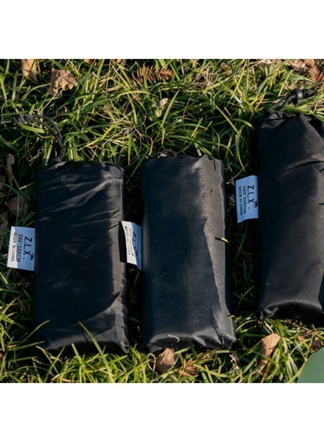 CKIKH A portable waterproof mat, thickened moisture-proof mat, wear-resistant, made of Oxford cloth, suitable for outdoor camping and picnics. - Image 4