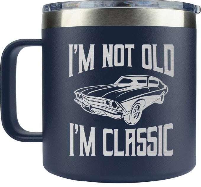 GIFTS FOR DAD GRANDPA HIM FROM DAUGHTER SON DAD GIFTS FOR FATHERS DAY BIRTHDAY GIFTS FOR GRANDPA FUNNY FATHERS DAY MUG GRANDFATHER MUG 14OZ NAVY INSULATED STAINLESS STEEL