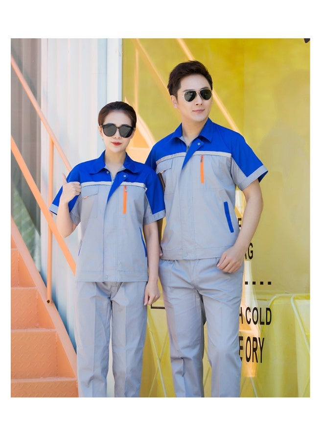 NIBEMINENT Labor Clothing Work Clothes For Men Women Coveralls For Workmen Work Uniform Car Workshop Labor Suit Cotton Mechanical Suits - Image 1