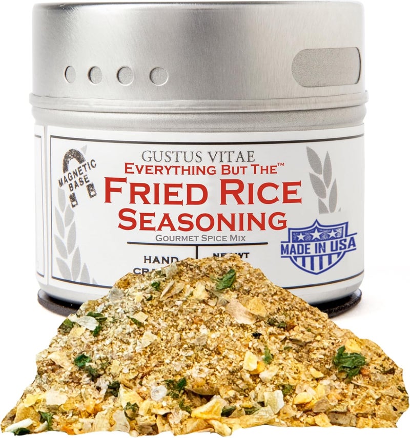 Gustus Vitae Everything But The Fried Rice Seasoning - All Natural Gourmet Spice Mix in Magnetic Tin - Image 1
