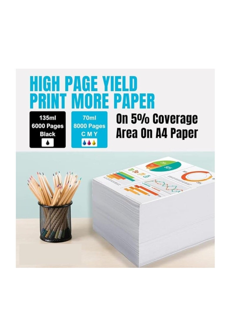 Terabyte GT52 70ml for HP Printer DeskJet Smart GT Tank Cyan - Image 5