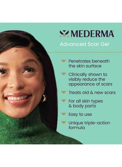 Mederma Advanced Scar Gel 1.76 Oz, Clear, 50 Grams  - Image 2