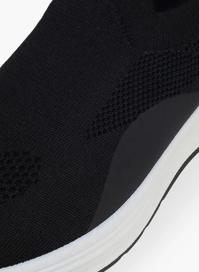 Oaklan by Shoexpress BLACK Men Slip-On Ankle Sneakers for Men | Best Price UAE