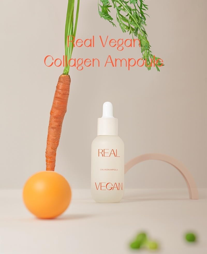 KLAVUU Real Vegan Collagen Ampoule - Enhances Skin Elasticity, Providing Deep Hydration to Dry Skin for a Radiant, Youthful Glow - 1.01 Fl oz - Image 4