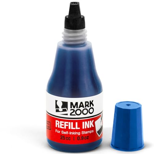 Mark 2000 Self-Inking Refill Ink - Blue - 25cc (0.9oz) - Image 3