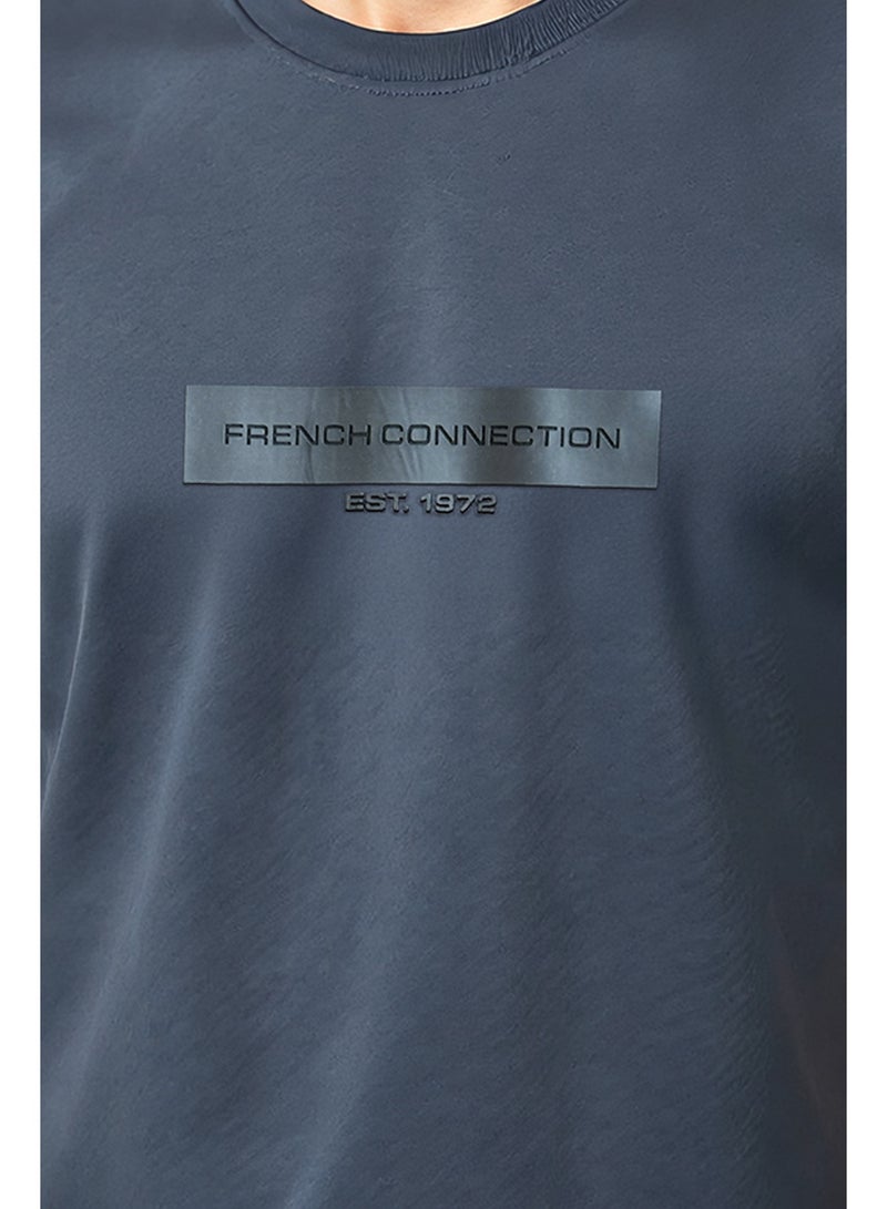 فرنش كونكشن تيشيرت بأكمام قصيرة مطاطي - Image 4