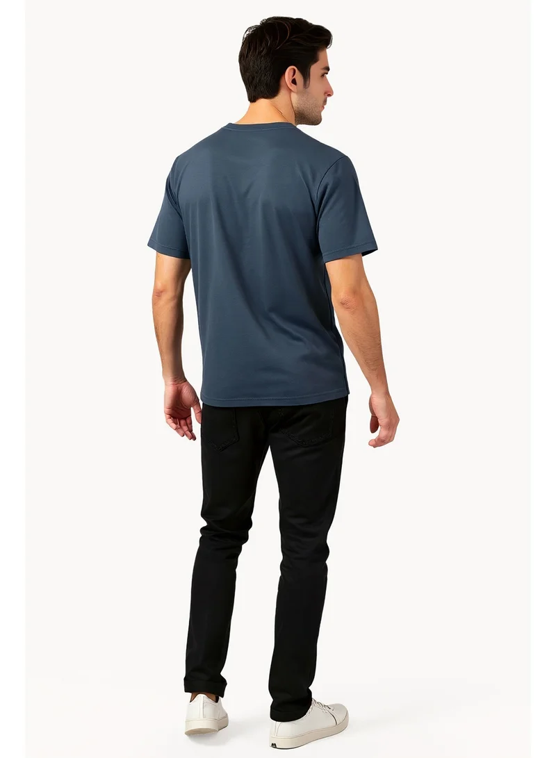 فرنش كونكشن تيشيرت بأكمام قصيرة مطاطي