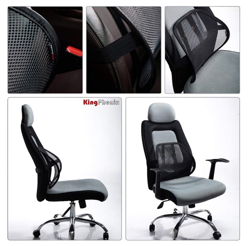 kingphenix Lumbar Support (2 Pack) with Breathable Mesh, Suit for Car, Office Chair - Image 4