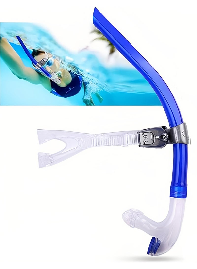 Beauenty - Snorkel Lap Swimming,Breathing tube for swimming，Swimming accessories，Swimming equipment，Swimmer Training Diving Snorkeling  Comfort food grade silicone bite, One-Way Purge Valve,for Pool Open Water - Image 1