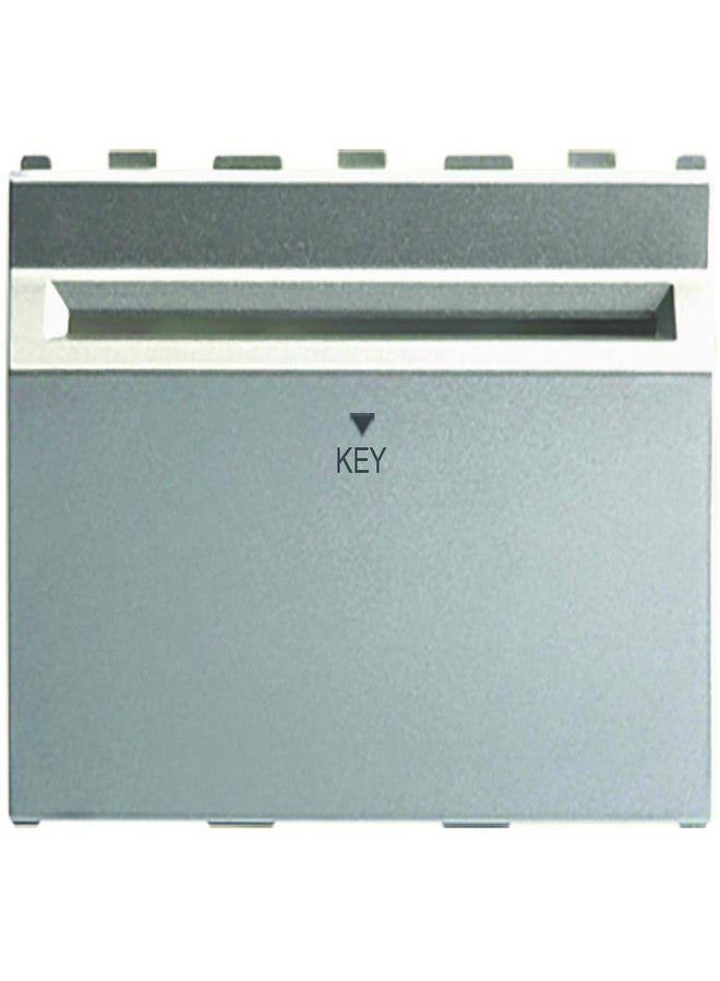 وحدة بطاقة مفتاح إلكترونية من البولي كربونات من نوع Anchor by Panasonic 66701S Roma Urban Modular 3M 20A V0 Grade مع تأخير زمني لمدة 30 ثانية (فضي)