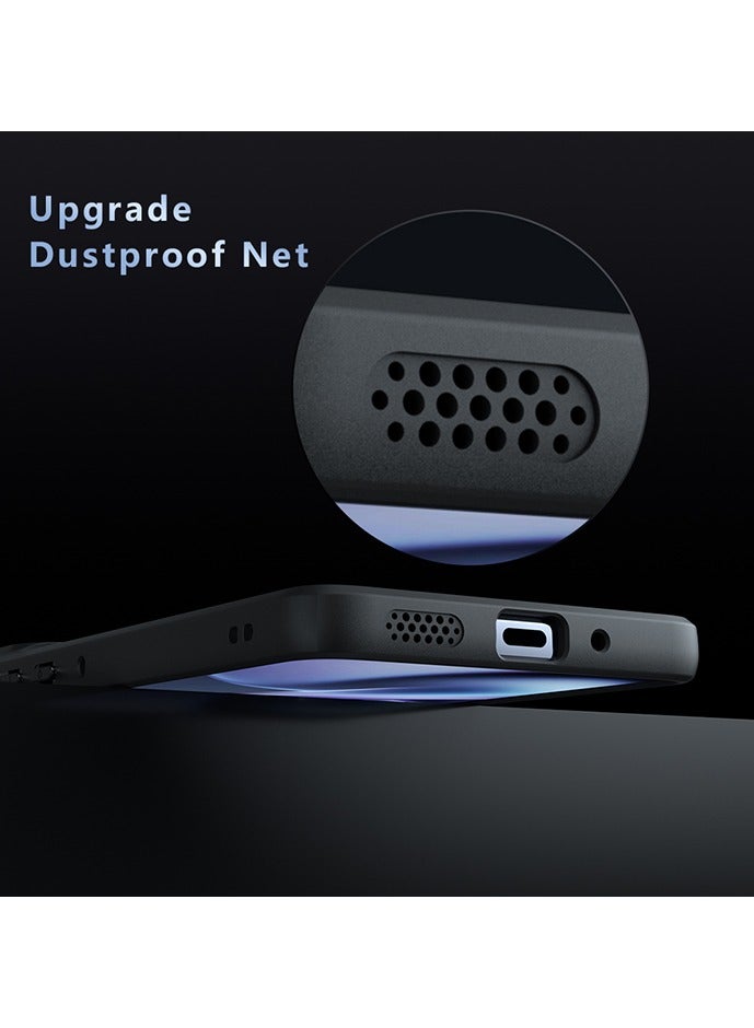 Case for Motorola Moto G86 5G, Frosted Translucent Back Protective Slim Phone Cover, Anti-Fingerprints, Anti-Fall Drop Protection, Shockproof Case for Motorola Moto G86 5G (Black) - Image 4