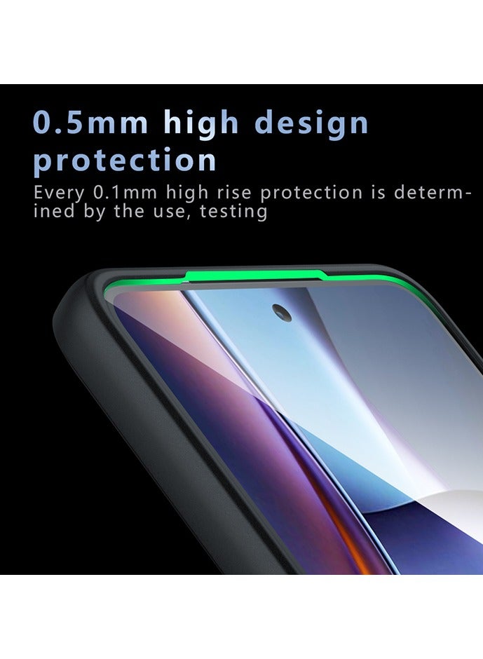 Case for Motorola Moto G86 5G, Frosted Translucent Back Protective Slim Phone Cover, Anti-Fingerprints, Anti-Fall Drop Protection, Shockproof Case for Motorola Moto G86 5G (Black) - Image 5