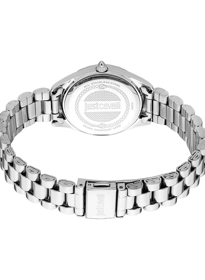 Just Cavalli جست كافالي ليدي باكنترو JC1L267M0045 - ساعة كوارتز أنثوية من الفولاذ المقاوم للصدأ 3 عقارب - Image 3