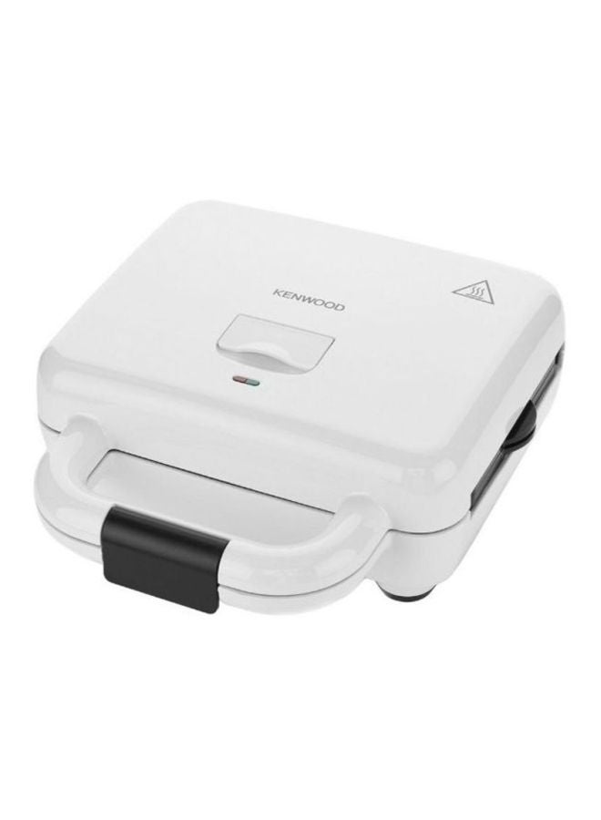 KENWOOD Sandwich Maker, 3 in 1, Grill, Waffle, 180 Degree Hinge, 3 Non Stick Plates 700 W SMP84.C0WH White - Image 1