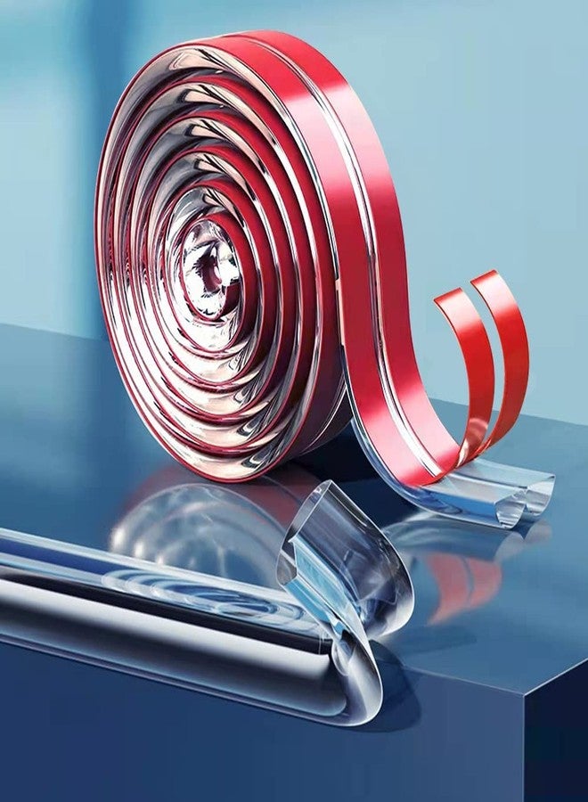 Trifecta Baby Proofing Baby Corner Protector 20x20 mm - 1 Miter Baby Proof Desk Edge Protector with Upgraded Pre-Taped Strong Adhesive Kids Safety Bumper (20x20 mm - 1 Miter) - Image 2