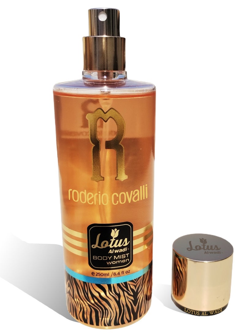 Lotus Alwadi Lotus Alwadi - Roderio Covalli Fragrance, Body Mist Women signature Collection, 8.4 Ounce (6 piece Gift Set)  - Image 2