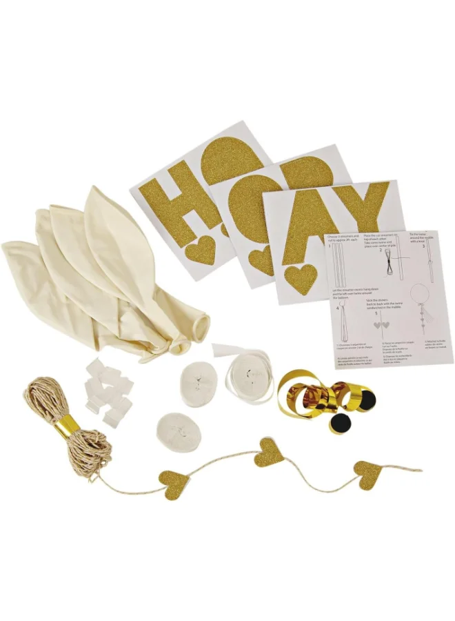 Meri Meri 18" Pack of 8 Glitter Balloon Kit