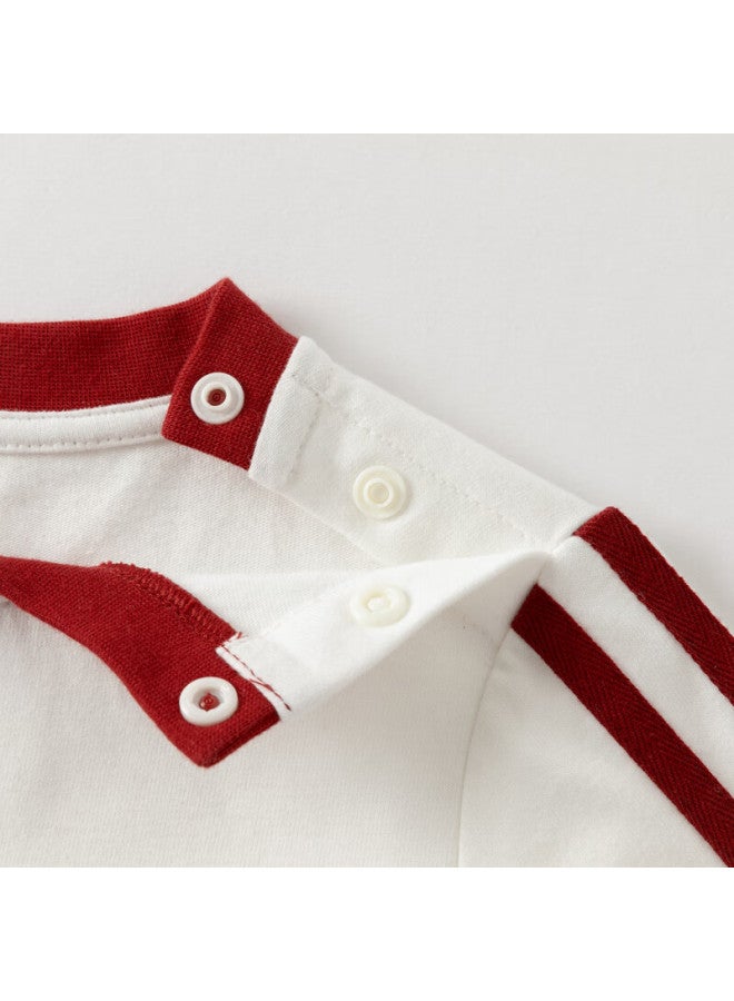 Dave & Bella [same As In Mall] Children's Long-sleeve T-shirt, Autumn Boys' Casual Cotton Top - Image 2