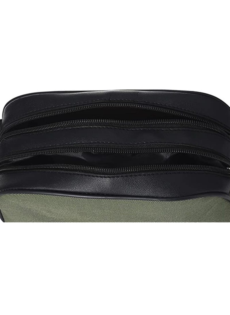 Crossland - Crossland Handbag Canvas and Leather - 3 Zippers with internal Pocket - Image 1