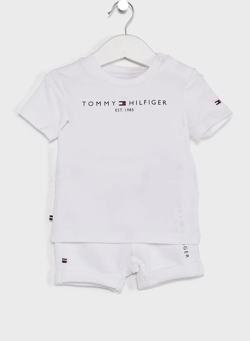 TOMMY HILFIGER Infant Essential T-Shirt + Shorts Set