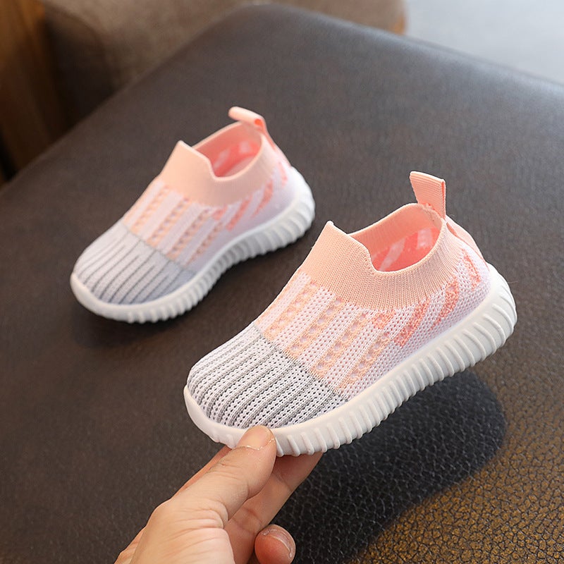 Mesh Sneakers Lightweight Flexible Sole Walking Shoes For Kids Indoor And Outdoor Activities - Image 3