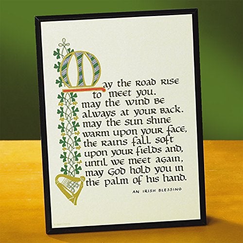 Abbey + CA Gift لوحة هدية آبي، لتكن الطريق ترتفع، 5.63 × 7.63" - 56597U، أسود - Image 2