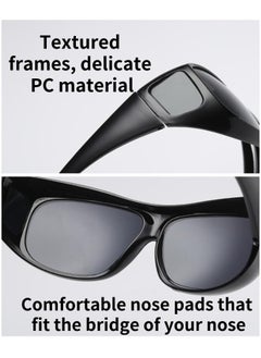 SYOSI 3 PCS Goggles Anti-UV Dustproof Windproof Motorcycle Sunglasses Outdoor Cycling Glasses Desert Sand Dust Mirror Bicycle Mirrors Sports Glasses Driving Night Vision Sports Safety Glasses  - Image 3