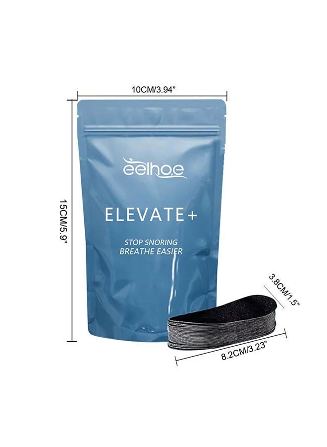 EELHOE 60 Pcs Stop Snoring Breathe Easier Patch–Instant Relief for Snoring, Better Breathing, Sleep Support for Men & Women, Latex-Free, Large Size (8.2cm x 3.8cm) - Image 1