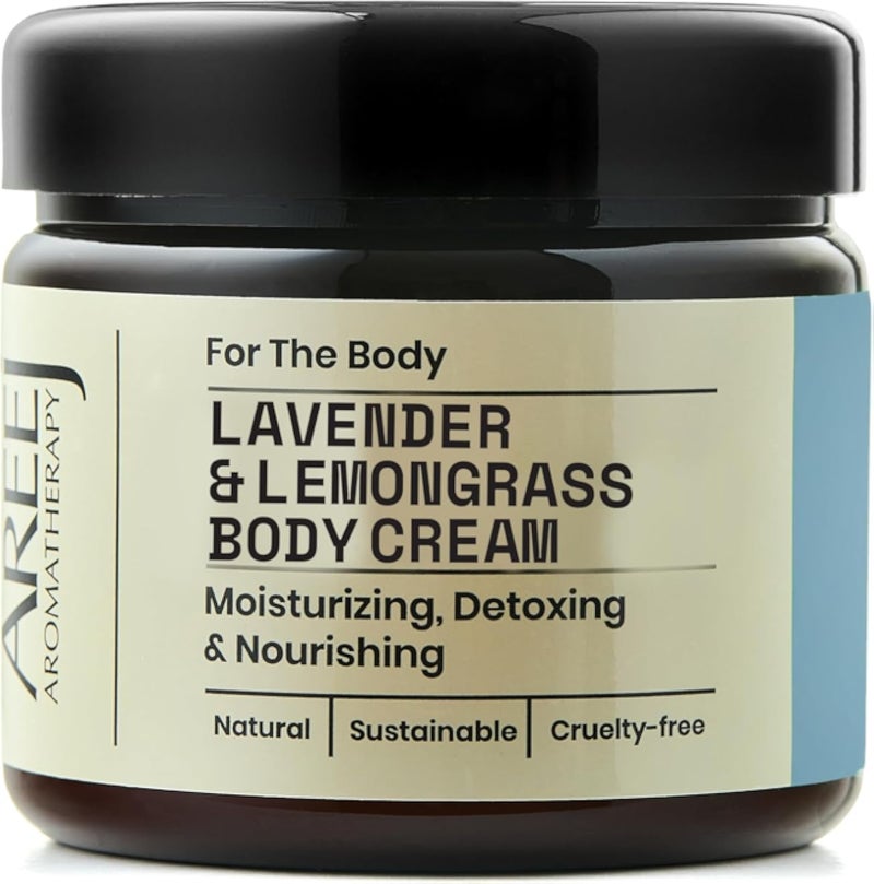 Areej Aromatherapy - Lavender And Lemongrass Body Cream 200 G