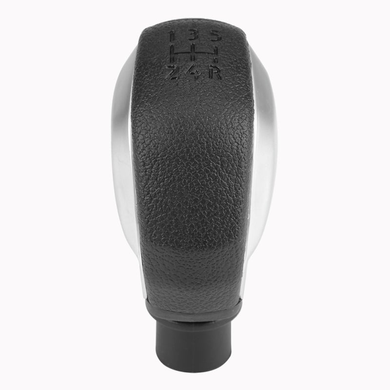 Black PVC Gear Shift Knob - Ergonomic Comfortable Design, Durable Fade-Resistant Aftermarket Replacement for Manual Transmission Car Interior Upgrade - Image 1