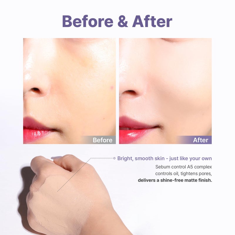 TROIAREUKE Aesthetic BB Cream A+ Formula (21 Beige) SPF50+ PA+++, Lightweight Blemish Balm, Tinted Moisturizer with Medium Coverage, Lasting Foundation Makeup Base for Oily Skin | Korean Beauty Makeup - Image 5