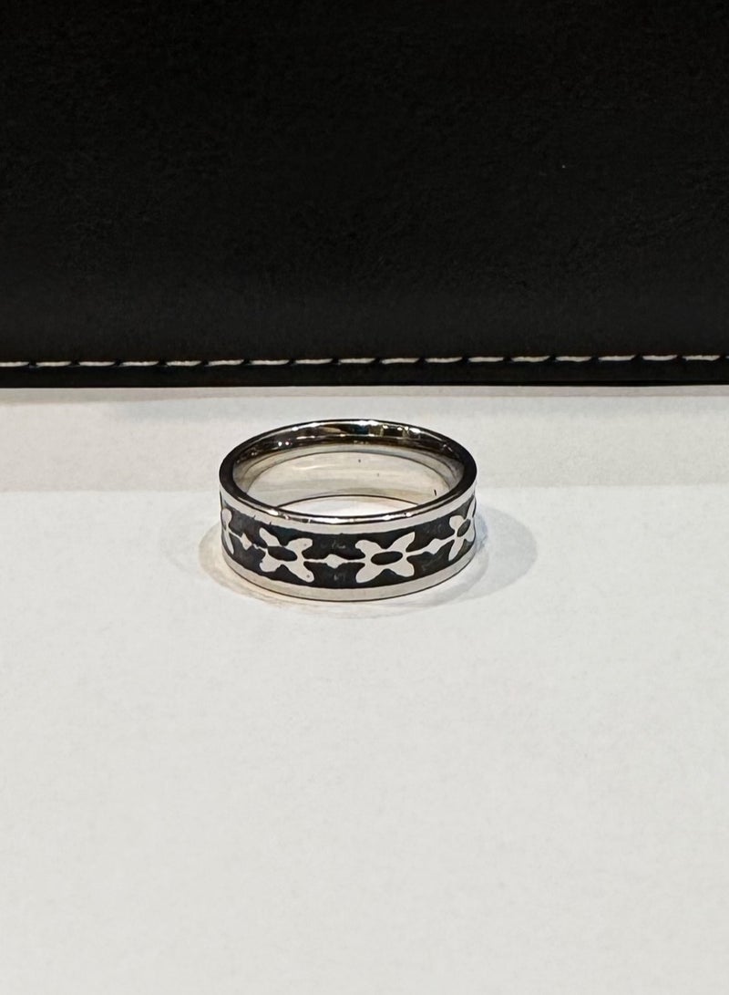 جوليري إيفريداي خاتم رجالي مصنوع من التيتانيوم ستيل المقاوم للصدأ مقاس 8 - Image 1