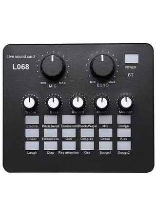 Mini Rechargeable Live Sound Card Voice Changer Device With Built-in Multiple Sound Effects And Earphone Lavalier Microphone Black - pzsku/Z02FA4C9D70DBE71D5CAAZ/45/_/1710588108/df4631df-56c6-4acb-9462-810dd4ffa929