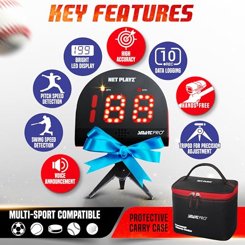 NET PLAYZ Smart Baseball Trainer Combo with 1 Set Sport Radar - Image 3