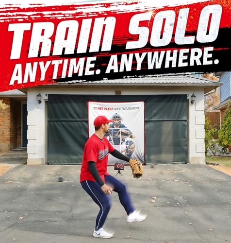 NET PLAYZ Smart Baseball Trainer Combo with 1 Set Sport Radar - Image 4