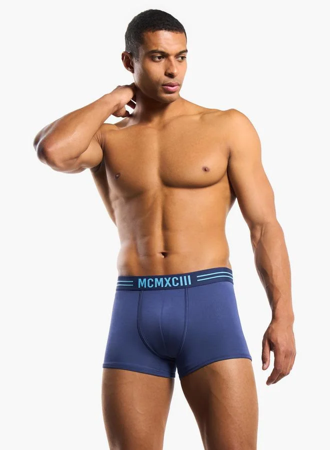 سبلاش فيڤ Men Printed Waist Trunks - Pack of 3