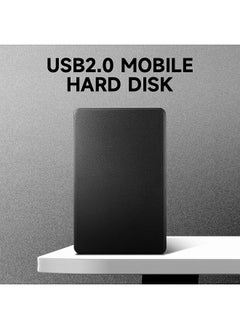 750GB USB2.0 Portable Hard Disk Mobile Hard Drive High-speed Transmission Large Capacity Shockproof Plug and Play Black