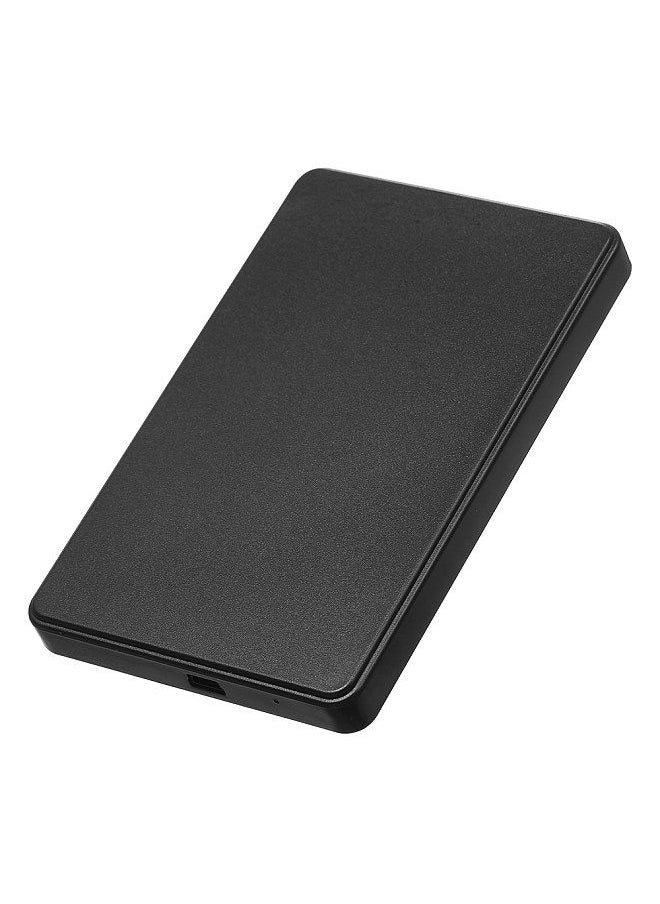 Generic - 750GB USB2.0 Portable Hard Disk Mobile Hard Drive High-speed Transmission Large Capacity Shockproof Plug and Play Black - Image 1