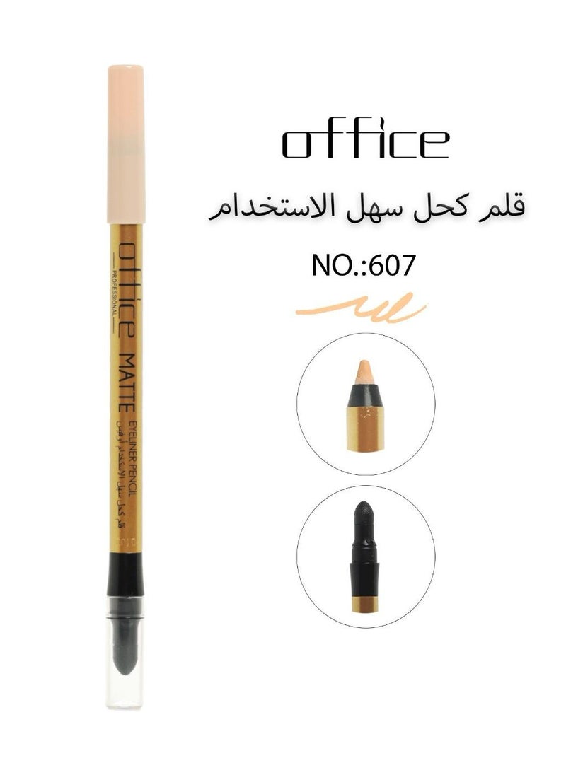 Office - Matte Eyeliner Pencil NO. :607 - Image 1
